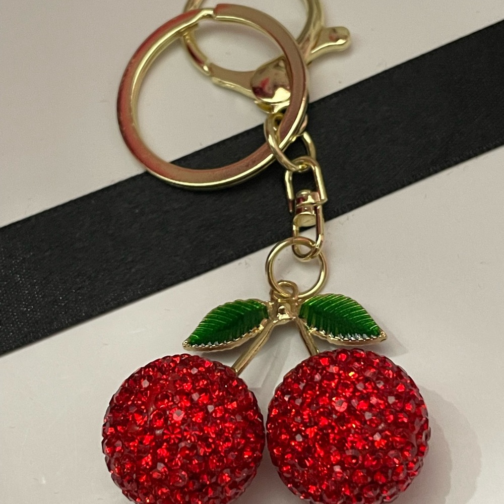 Sparkling Cherry Keychain - Picture 9 of 9